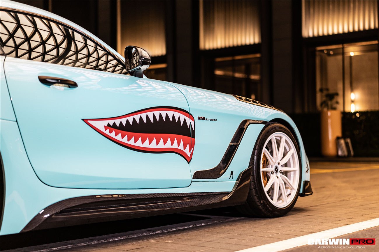 2017 - 2021 Mercedes Benz AMG GTC IMPII  Carbon Fiber Side Skirts